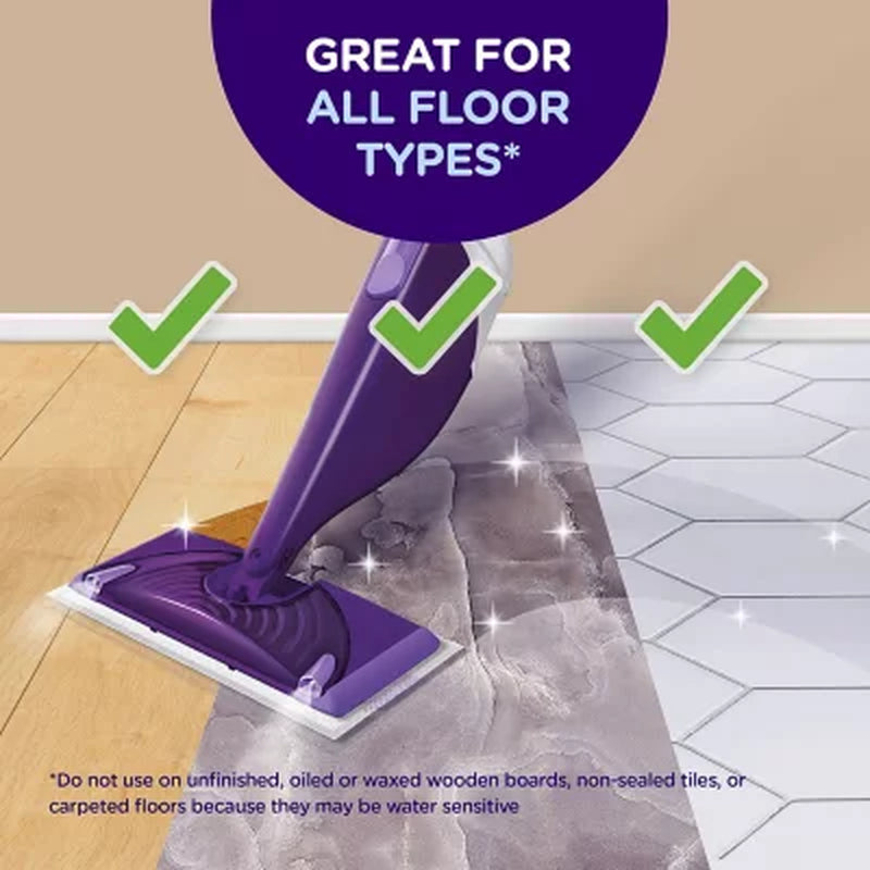Swiffer Wetjet Refill Pack, Lavender (32 Pads + 2 Bottles)