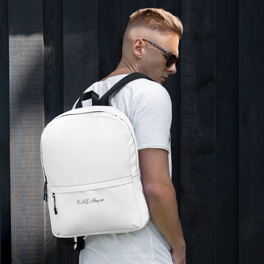 EAG's Shop: White Backpack