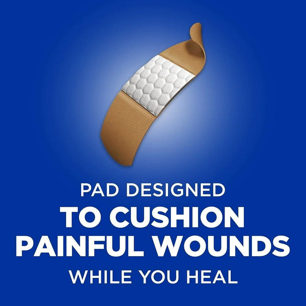 Brand Flexible Fabric Adhesive Bandages, Assorted, 100Ct