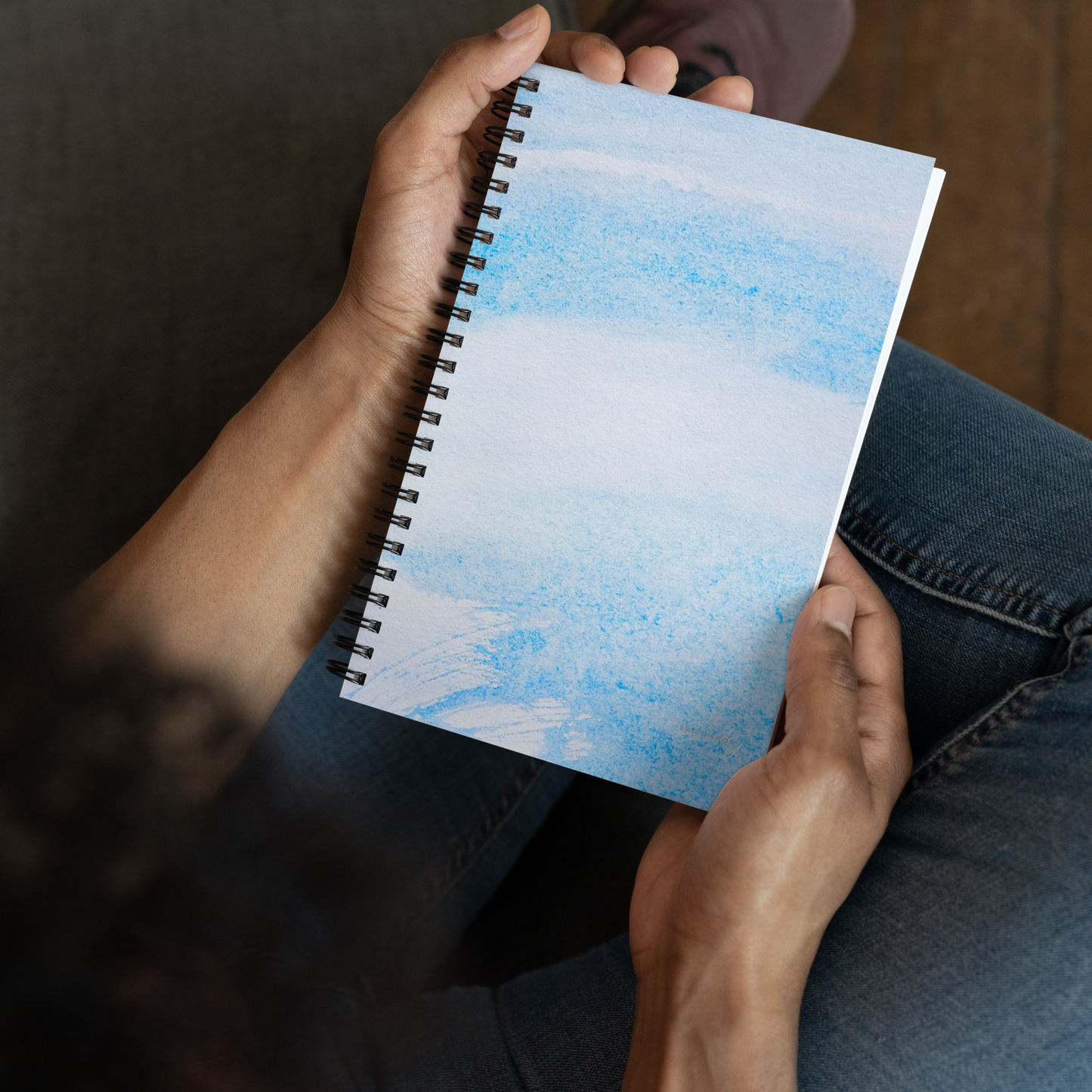 EAG’s Shop: Water Blue Spiral Notebook