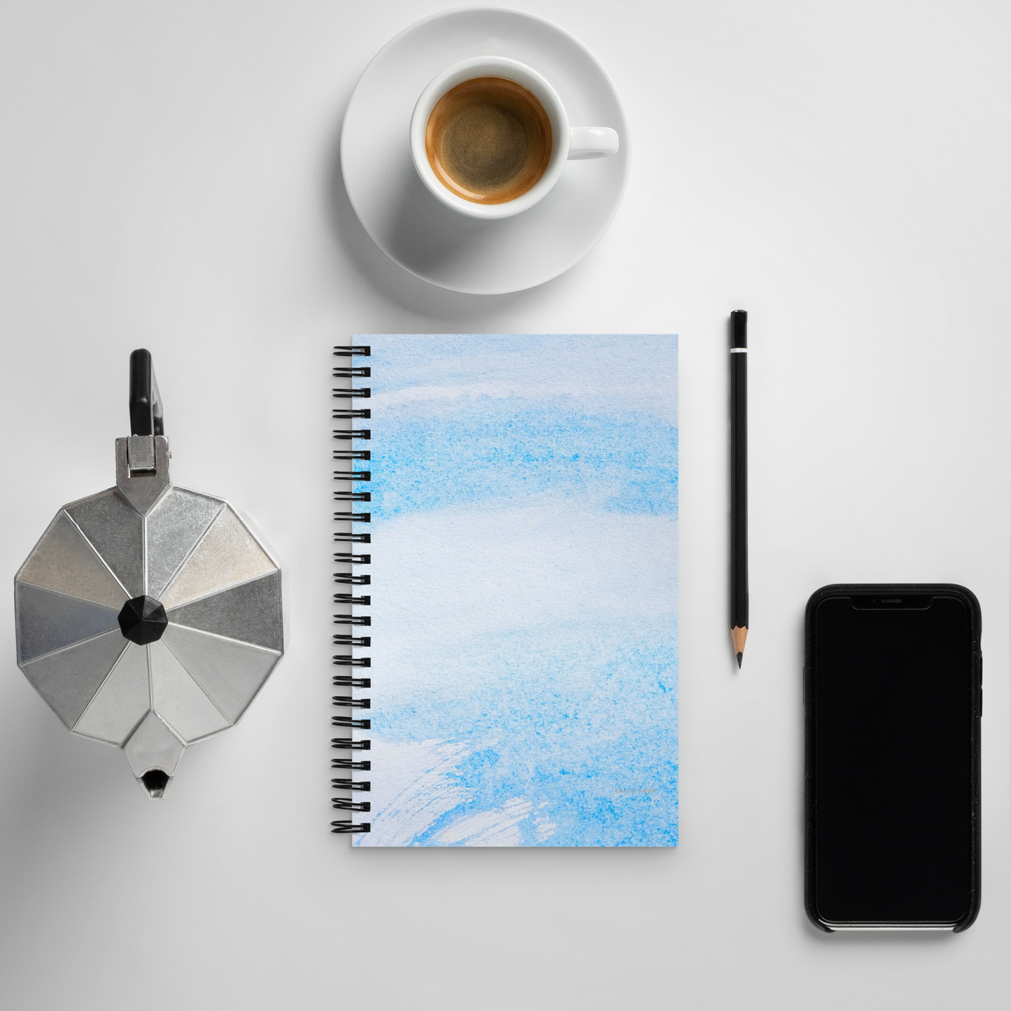 EAG’s Shop: Water Blue Spiral Notebook
