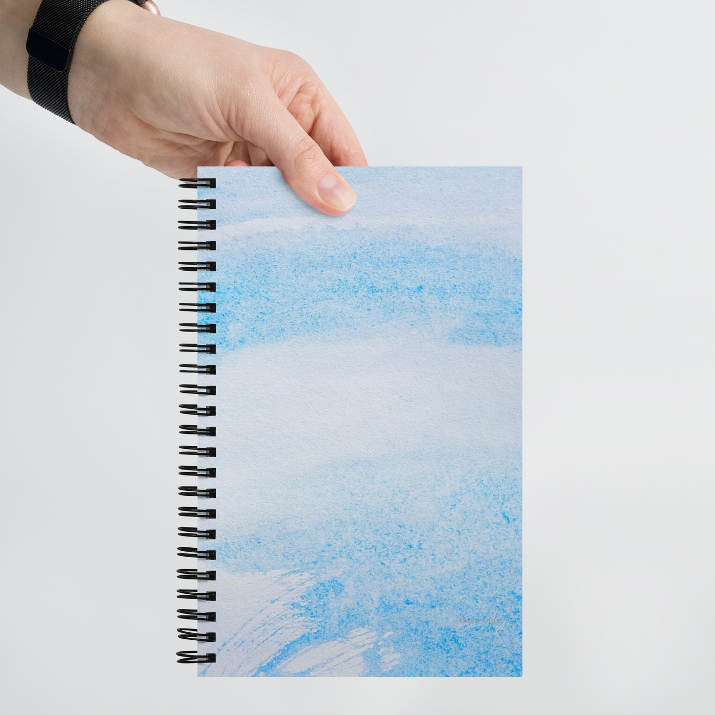 EAG’s Shop: Water Blue Spiral Notebook
