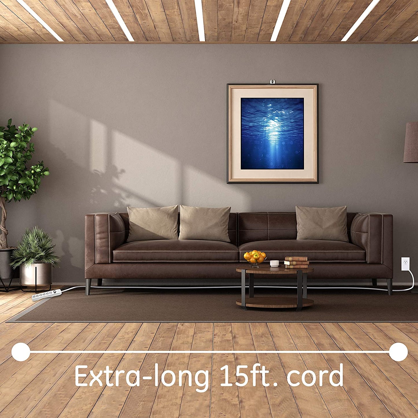 15 Ft 6-Outlet Surge Protector