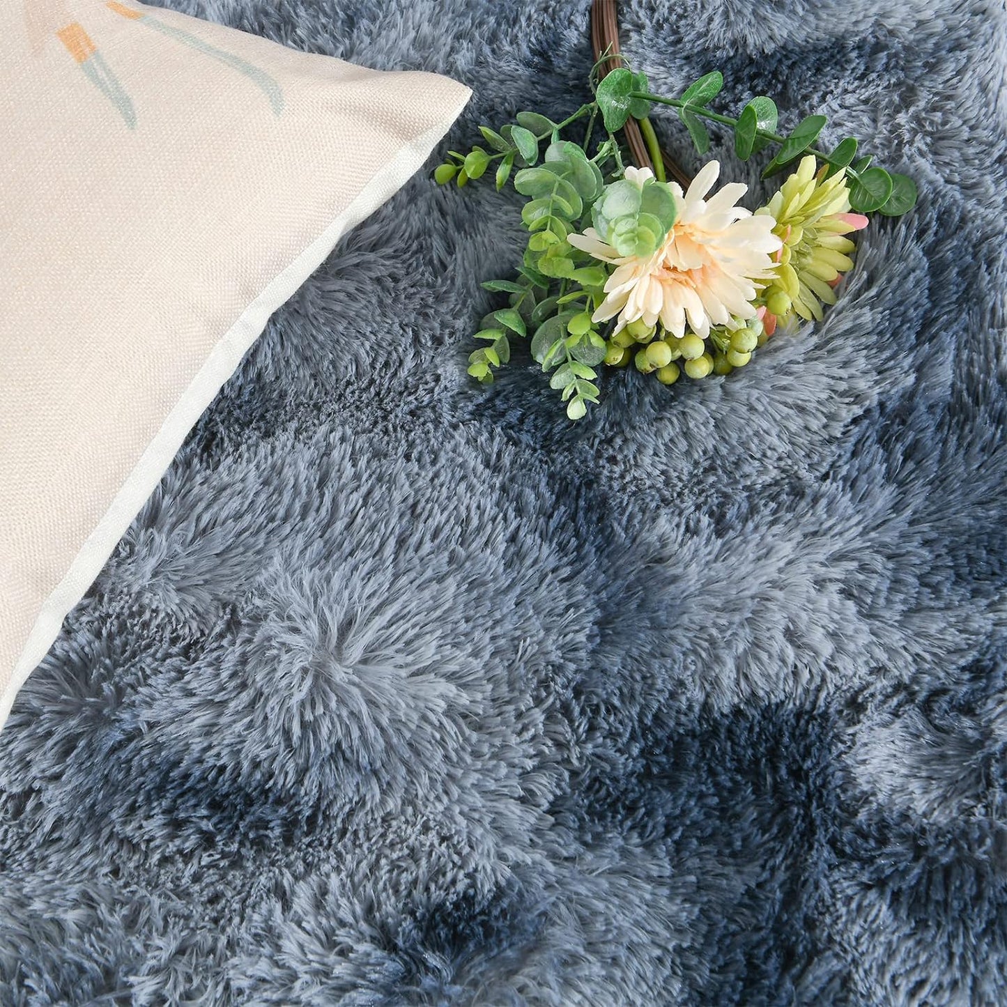 Fluffy Modern Area Rugs 3Ft X5Ft