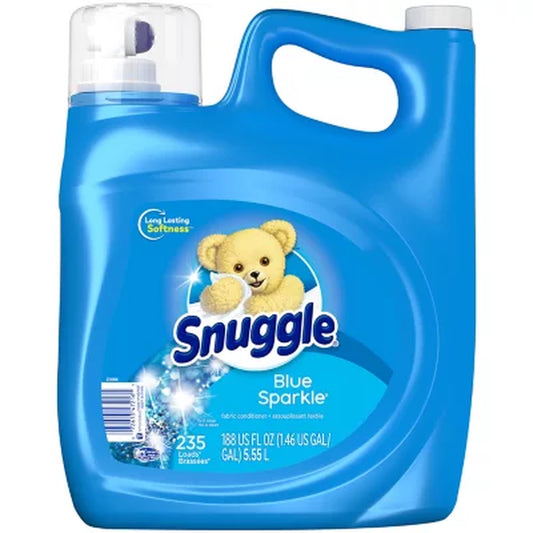 Snuggle Liquid Fabric Softener, Blue Sparkle (188 Fl. Oz., 235 Loads)