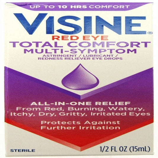 Red Eye Total Comfort Multi-Symptom Eye Drops, 0.5 Fl. Oz