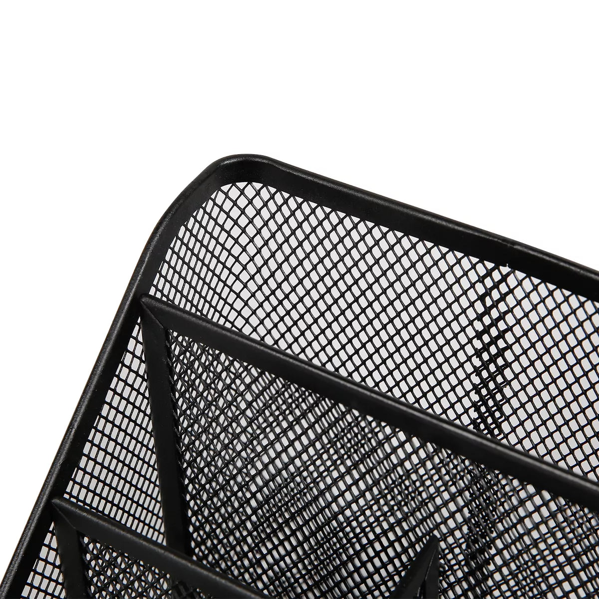 Mesh Medium Desktop Organizer Black - Brightroom™