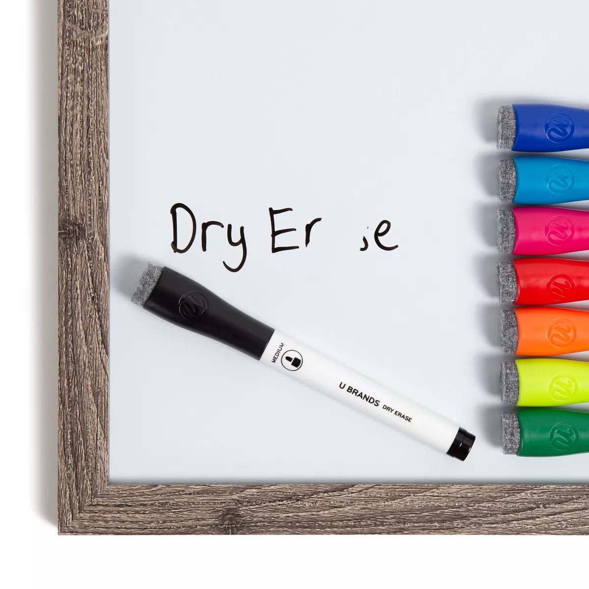 U Brands 8Ct Medium Point Dry Erase Markers