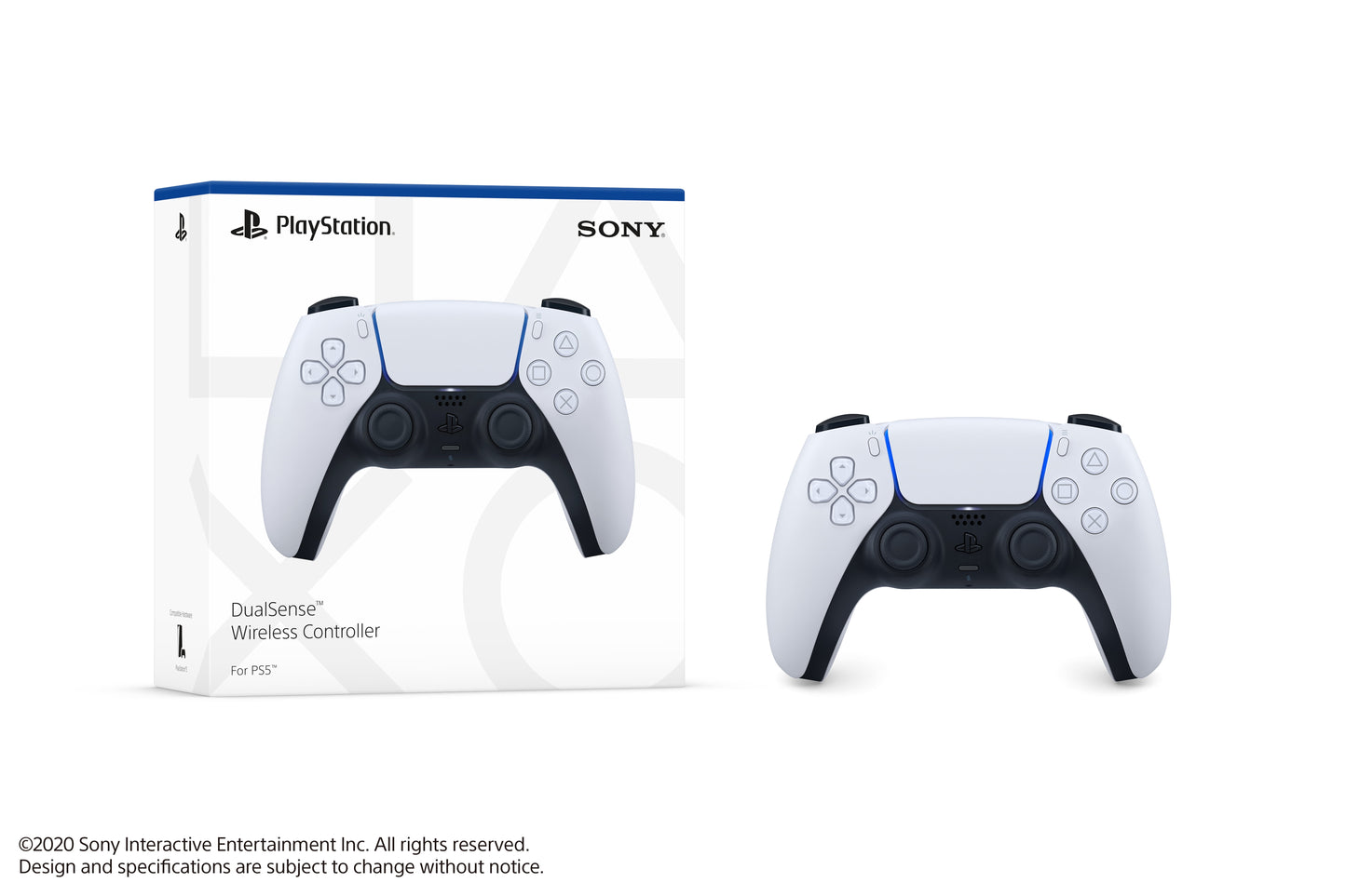 Sony PS5 Dualsense Wireless Controller - White