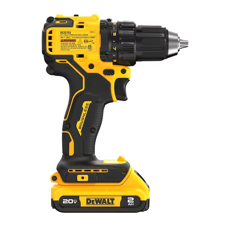 20-Volt Max 1/2-In Keyless Brushless Cordless Drill (1-Battery Included, Charger Included and Soft Bag Included)