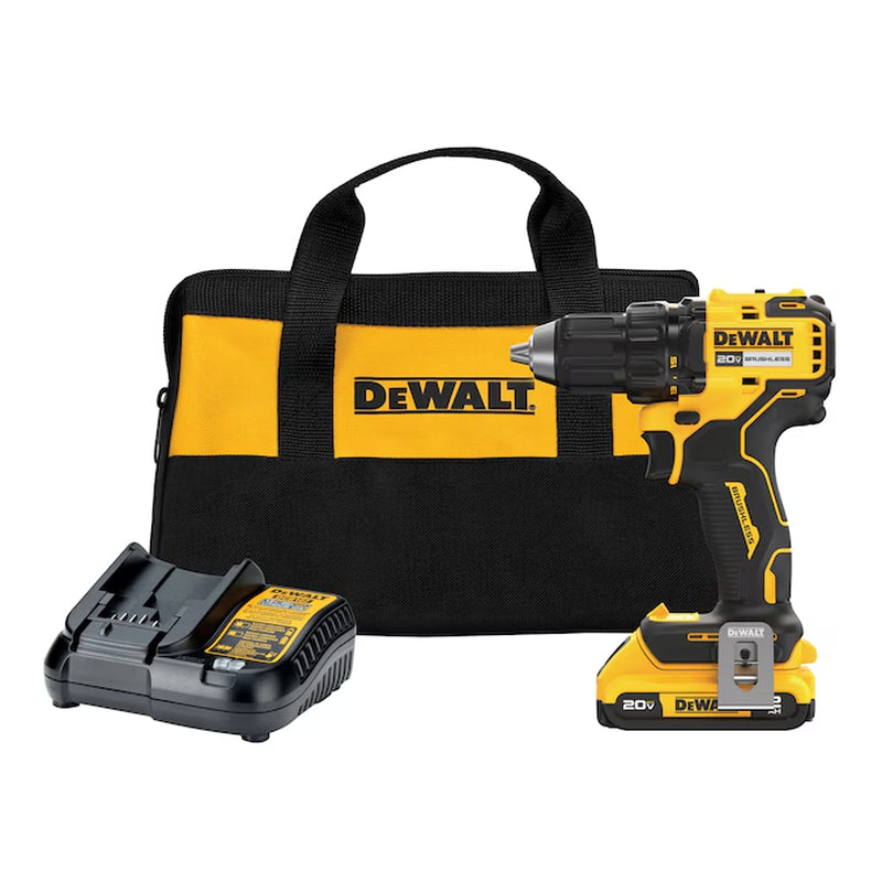 20-Volt Max 1/2-In Keyless Brushless Cordless Drill (1-Battery Included, Charger Included and Soft Bag Included)