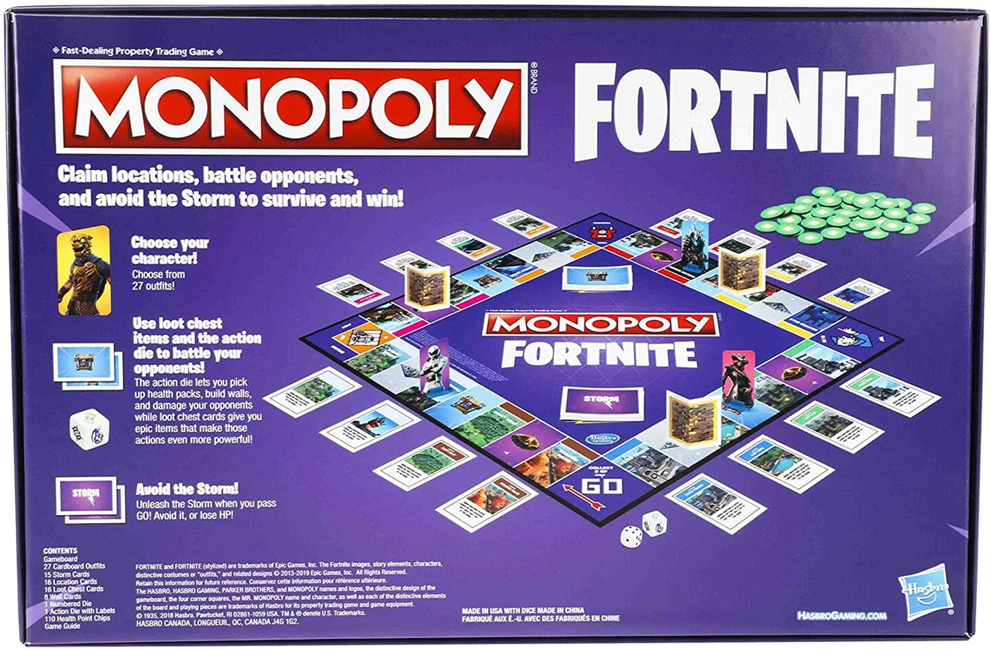 Monopoly: Fortnite Edition Board Game