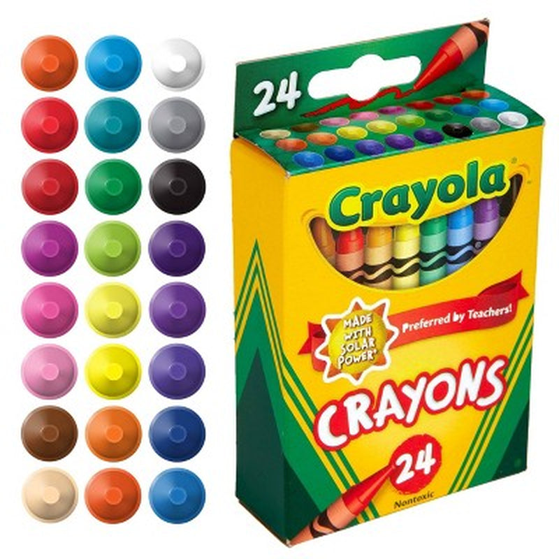 24Ct Kids Crayons