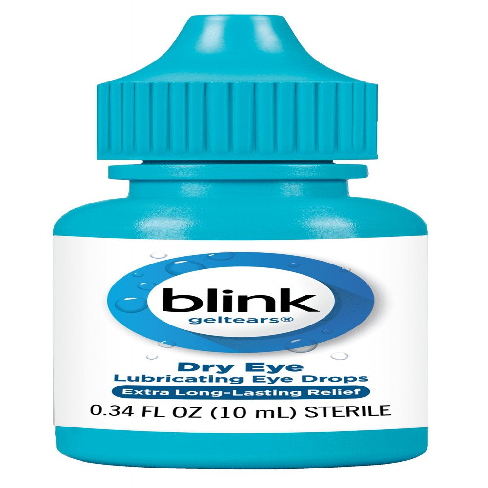 Blink Gel Tears Lubricating Eye Drops, from Bausch + Lomb, 0.34 Fl Oz