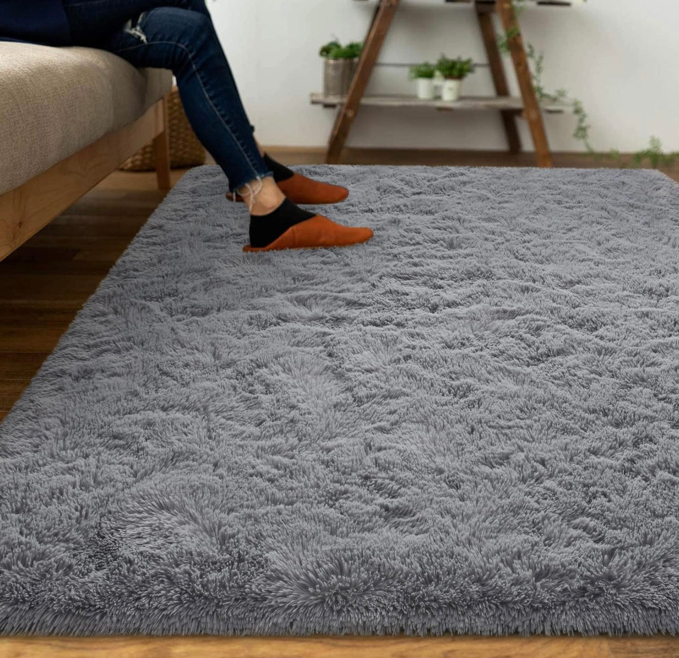 Modern Fluffy Shag Area Rug