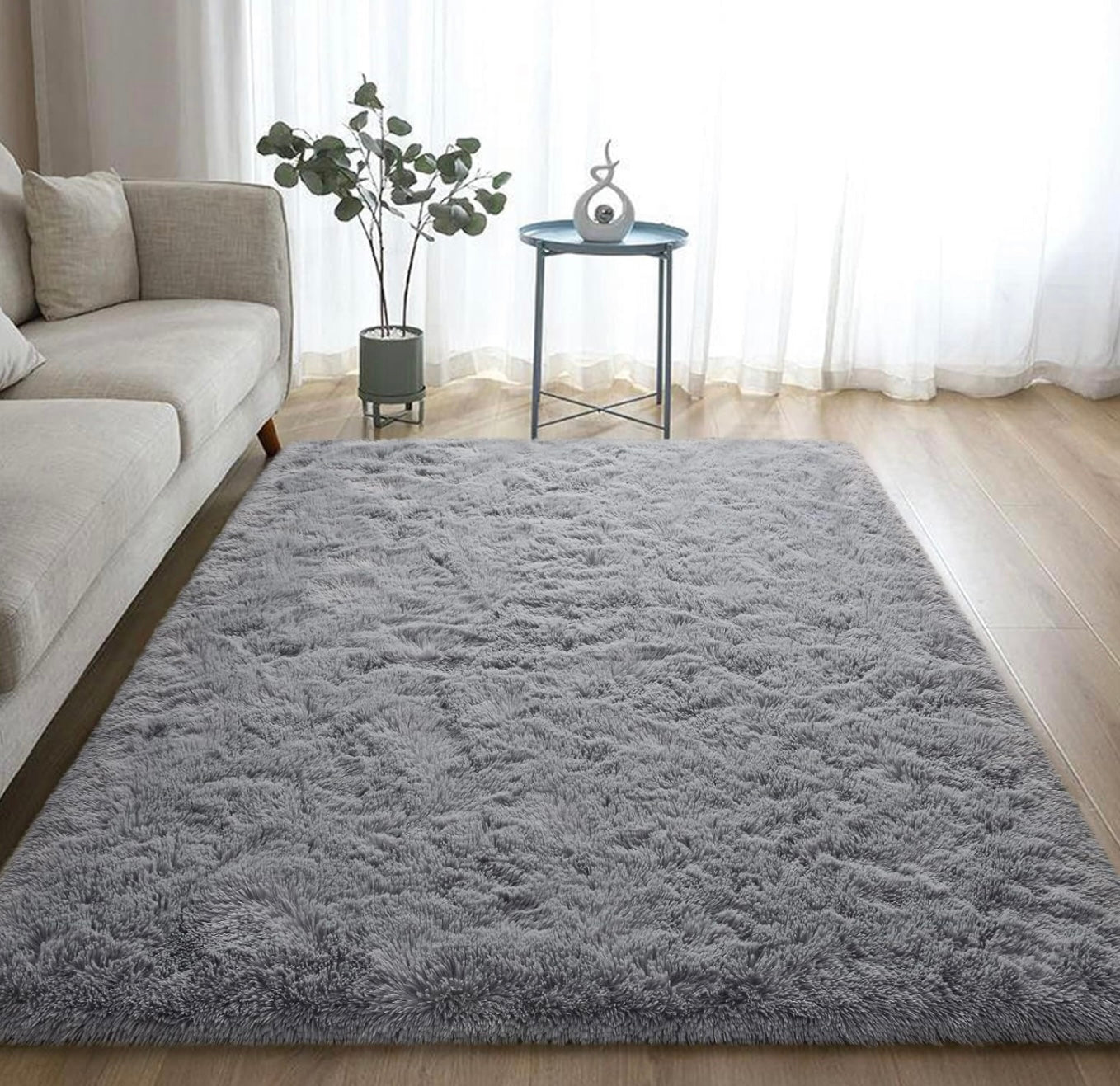 Modern Fluffy Shag Area Rug