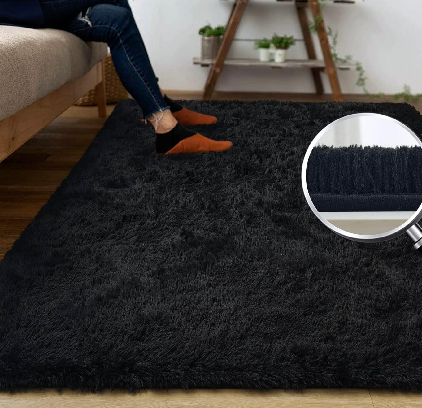 Modern Fluffy Shag Area Rug