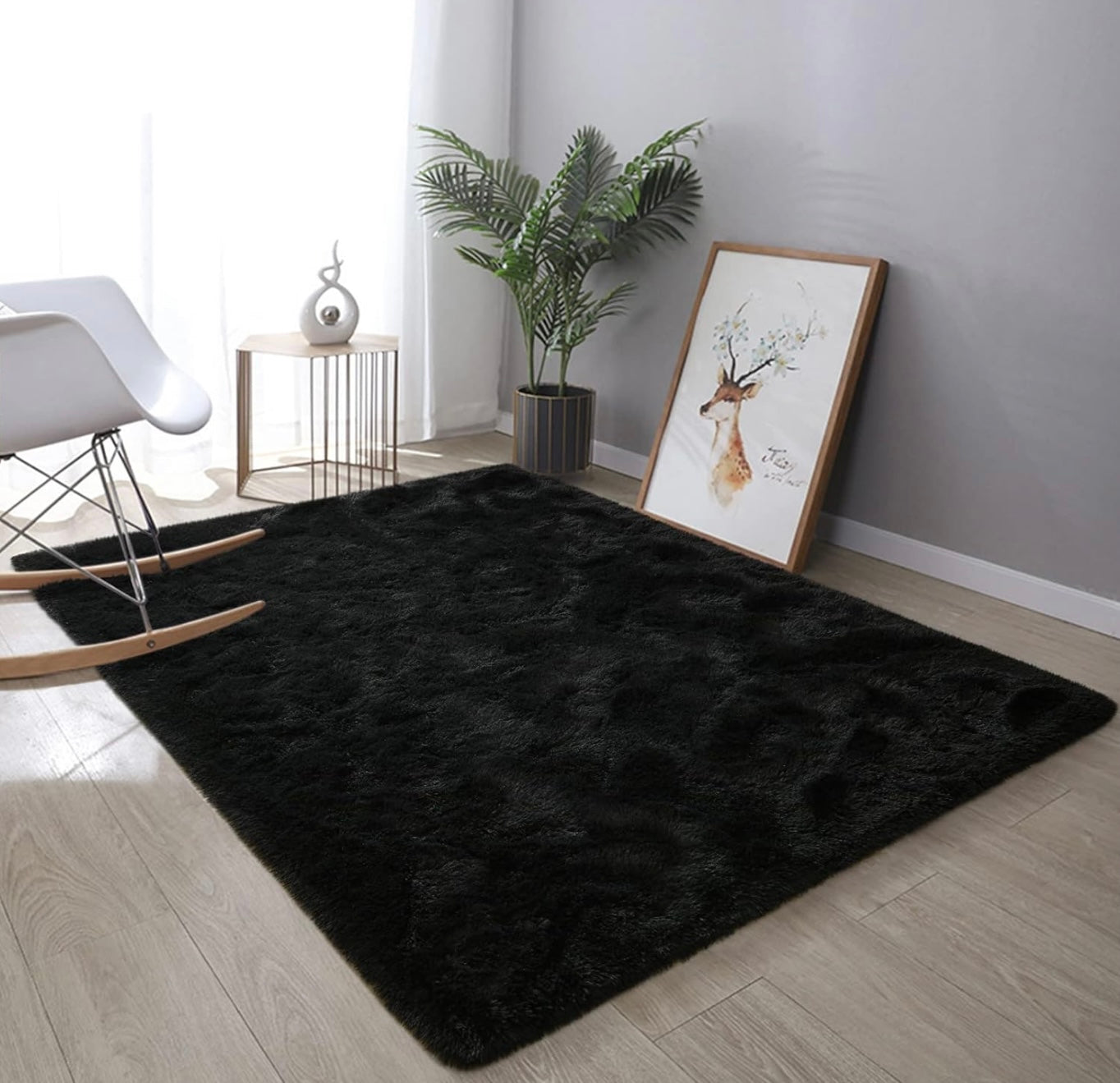 Modern Fluffy Shag Area Rug