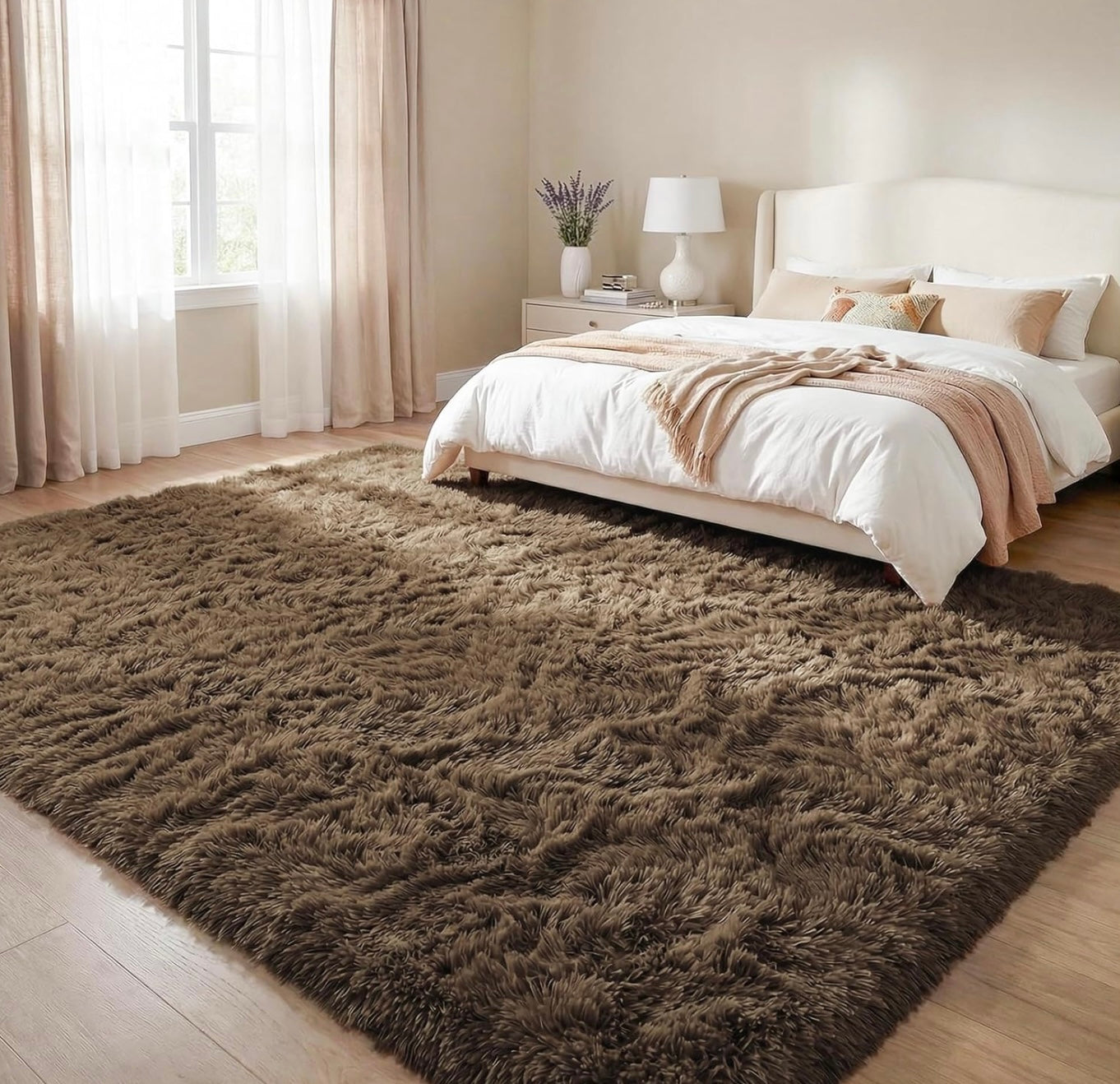 Modern Fluffy Shag Area Rug