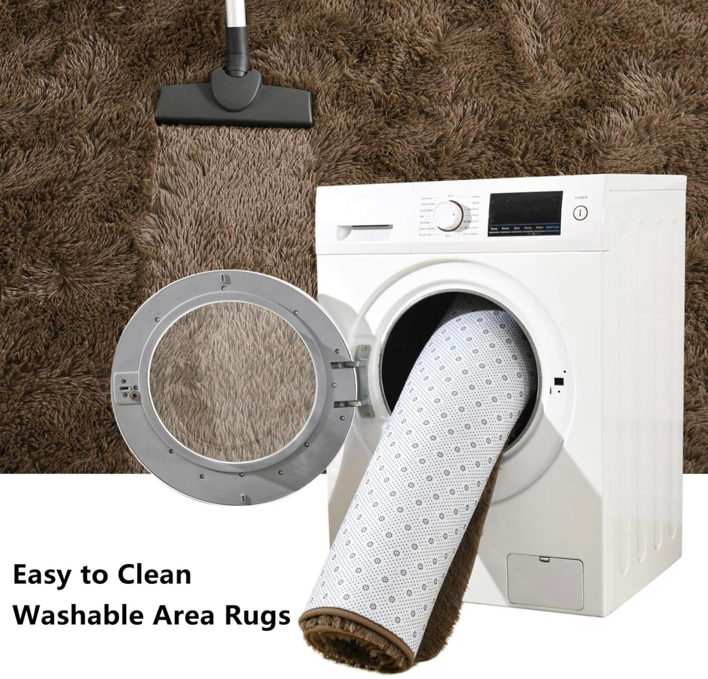 Modern Fluffy Shag Area Rug