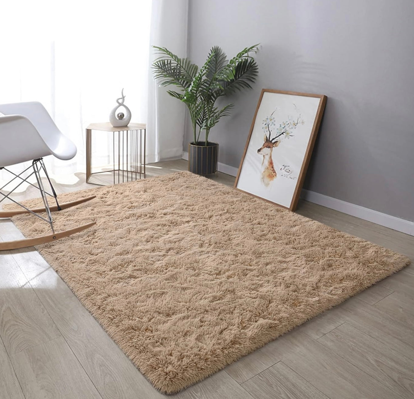 Modern Fluffy Shag Area Rug