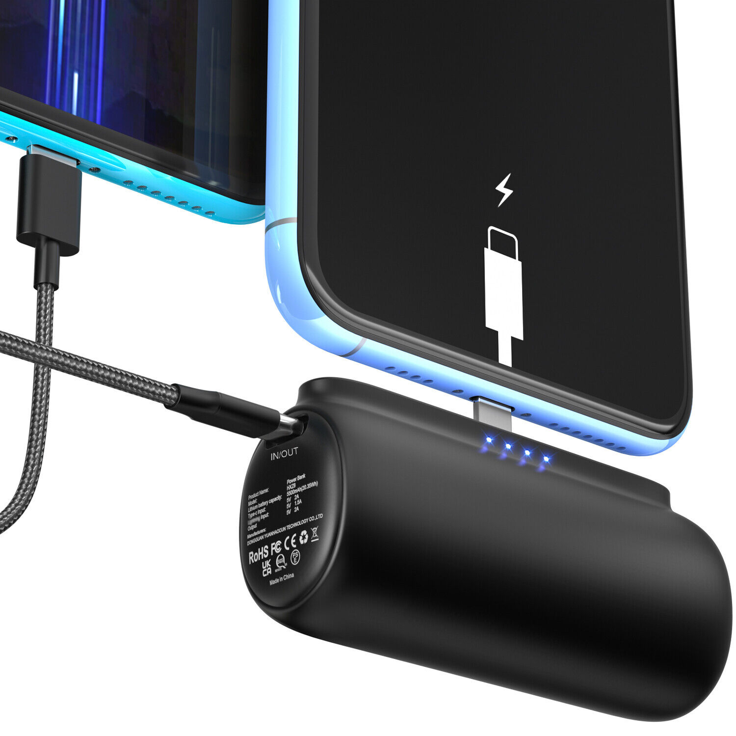 Mini Portable Power Bank Charger for USB-C