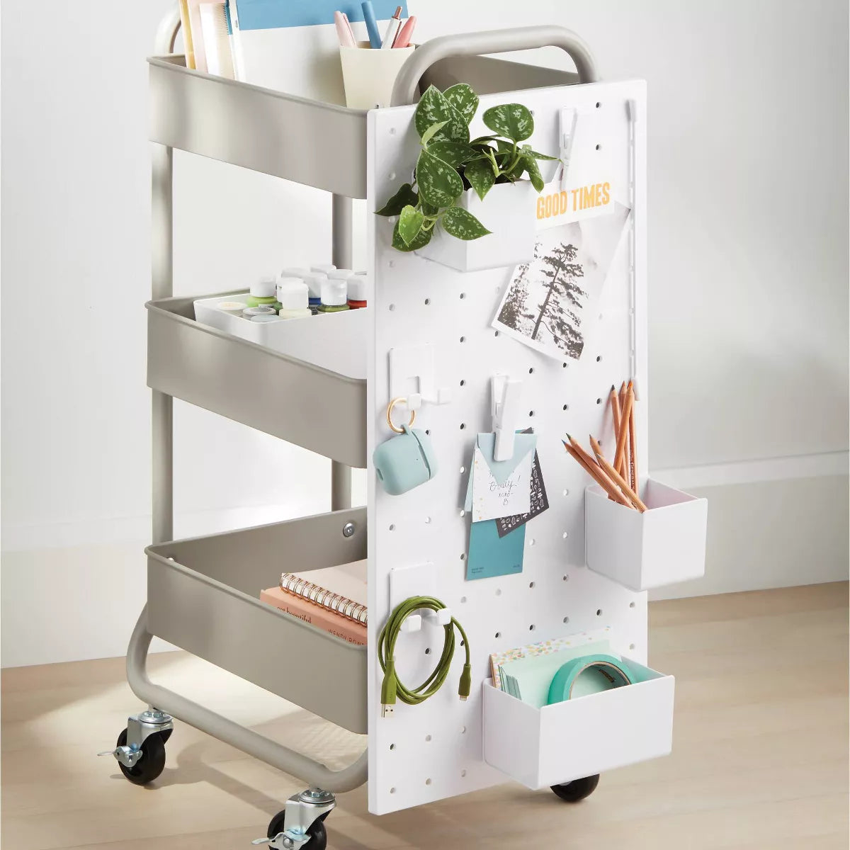 3 Tier Metal Utility Cart - Brightroom