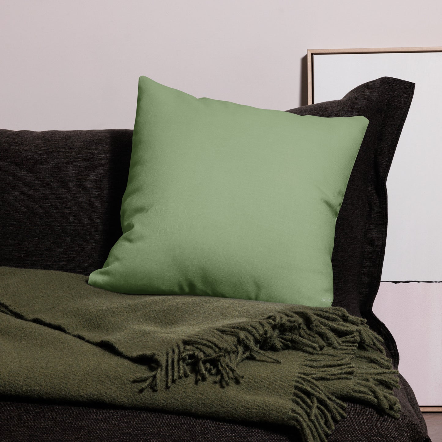 Earthy Sage Green Comforter & 3-Pillowcase Luxury Suite | Premium Bedding Accent Bundle (Queen or King)