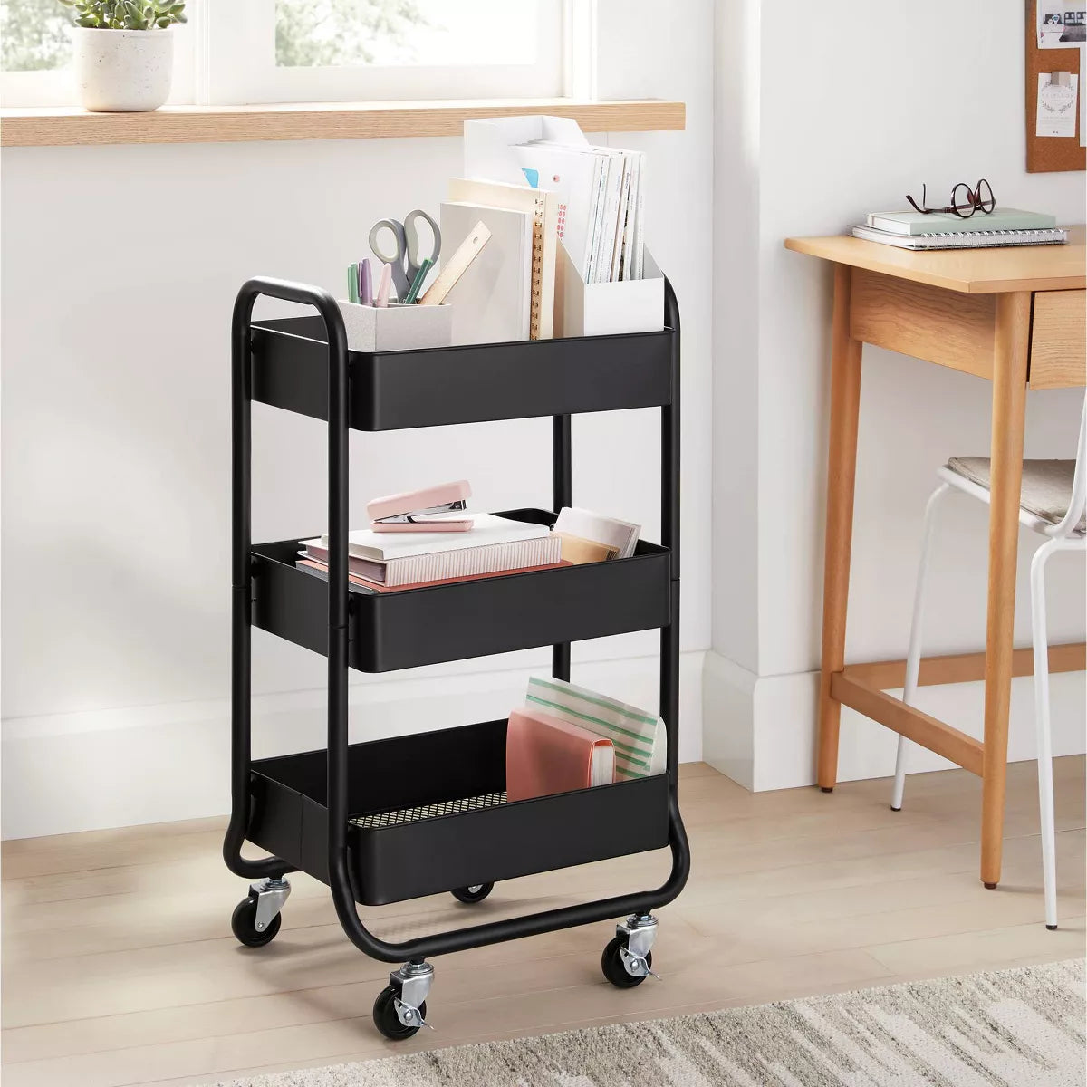 3 Tier Metal Utility Cart - Brightroom