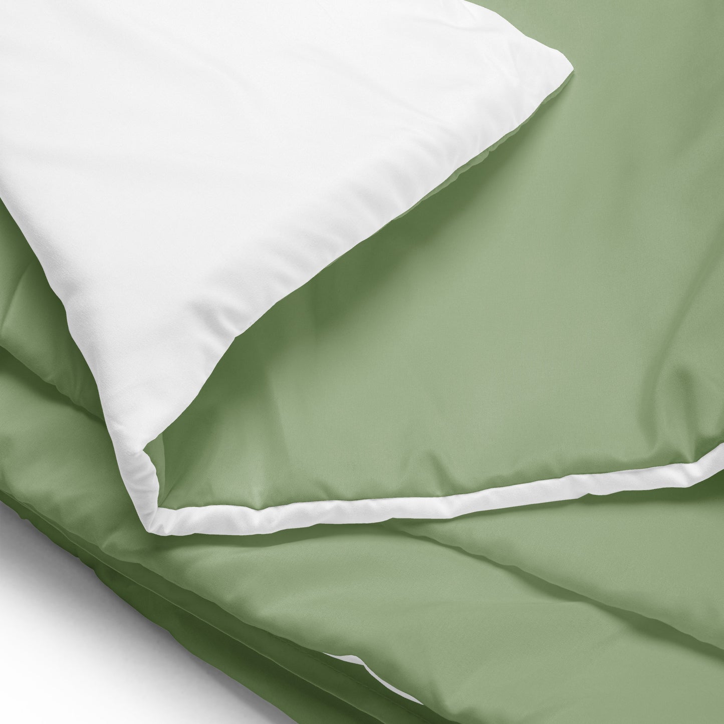 Earthy Sage Green Comforter and Matching Pillowcase Twin Luxury Set