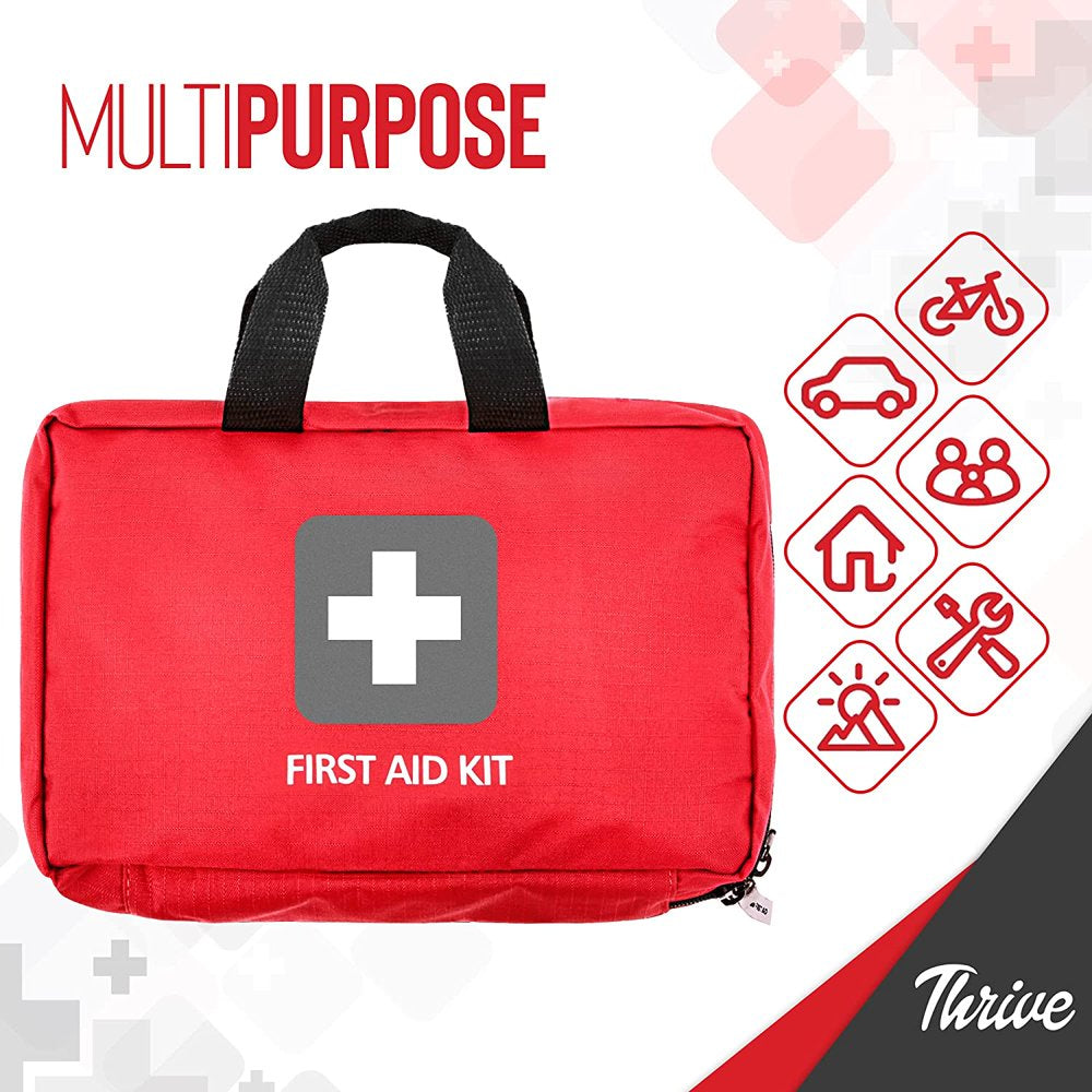 | First Aid Kit | 291 Piece Supply Kit | Hospital Grade Medical Supplies for Emergency and Survival Situations | Car, Trucks, Camping, Travel, Office, Sports, Hunting & Home