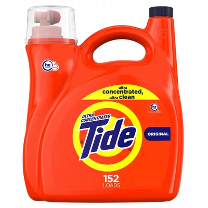 Tide Ultra Concentrated Liquid Laundry Detergent, Original (152 Loads, 170 Fl. Oz.)