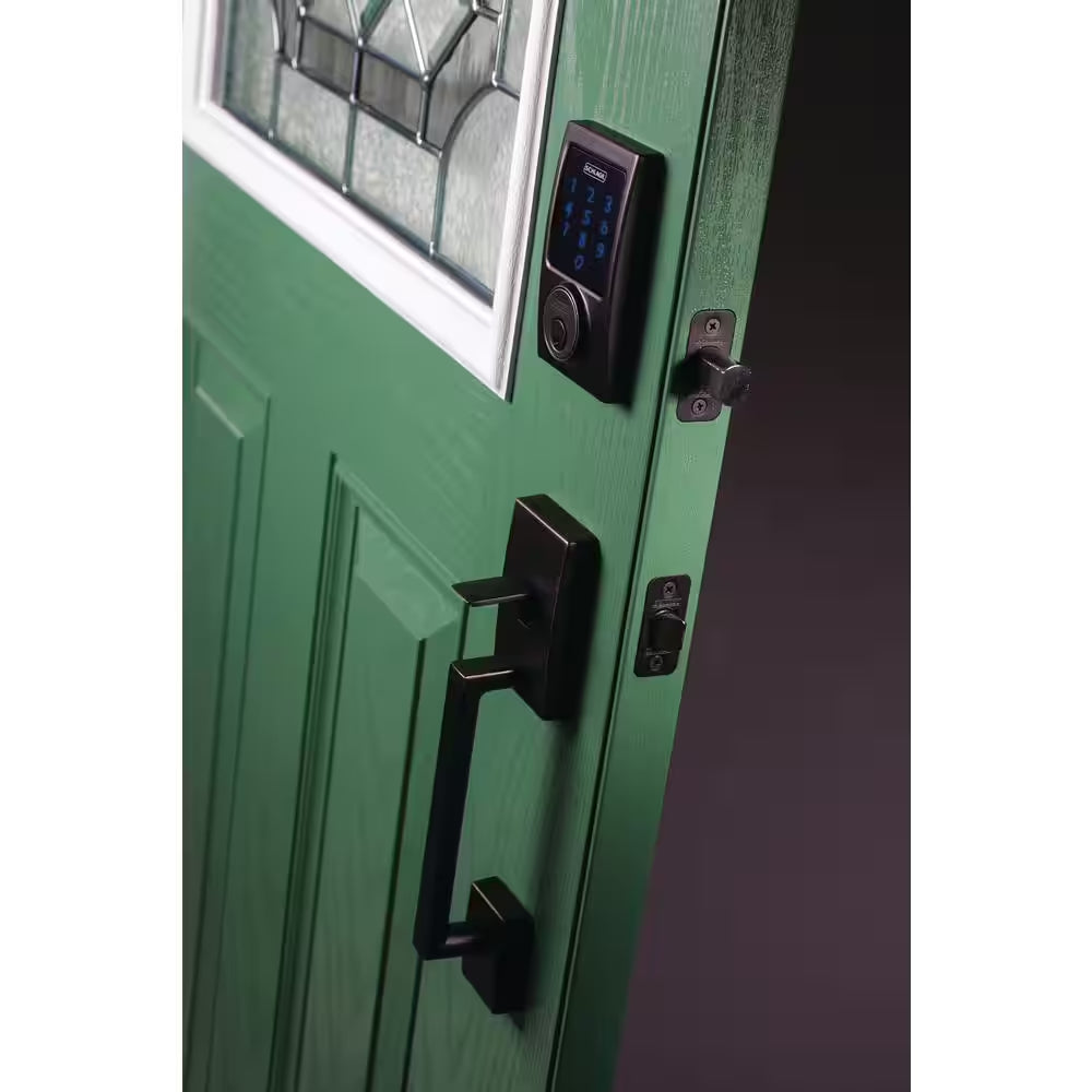 Century Aged Bronze Electronic Connect Smart Deadbolt - Z-Wave plus Enabled