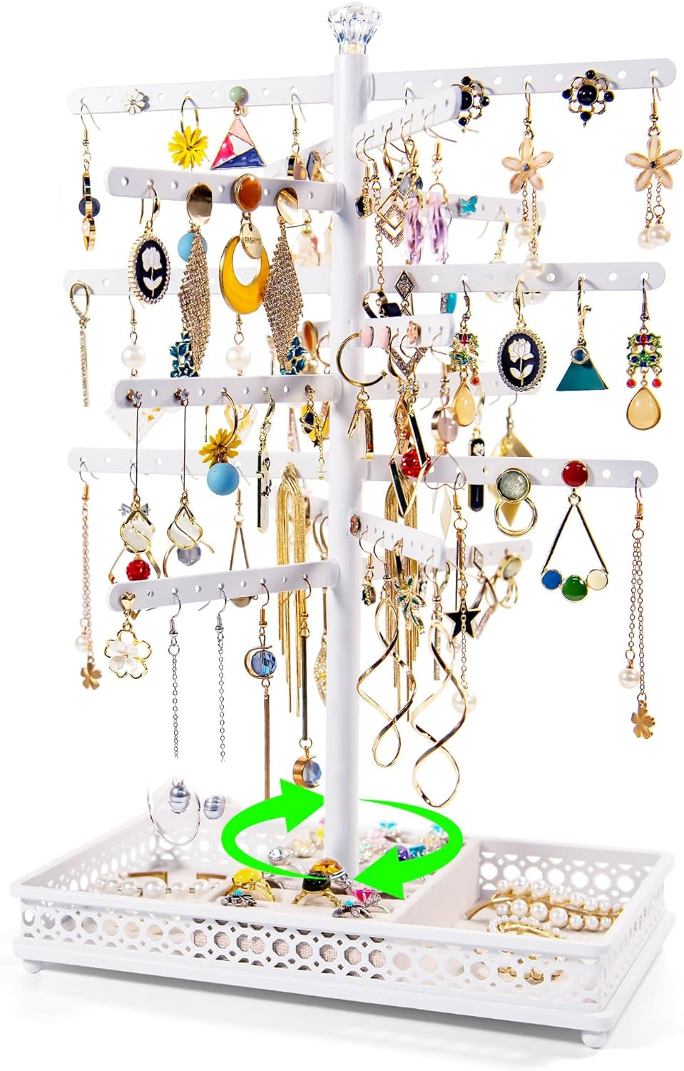 Rotating Jewelry Organizer Display Stands