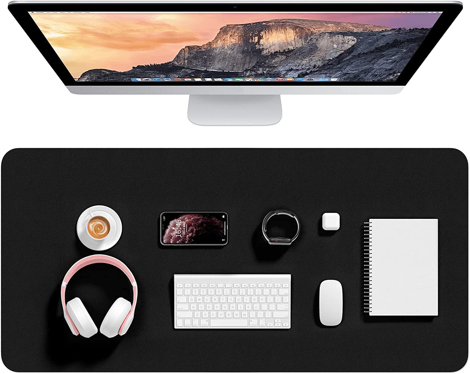 Black Desk Pad