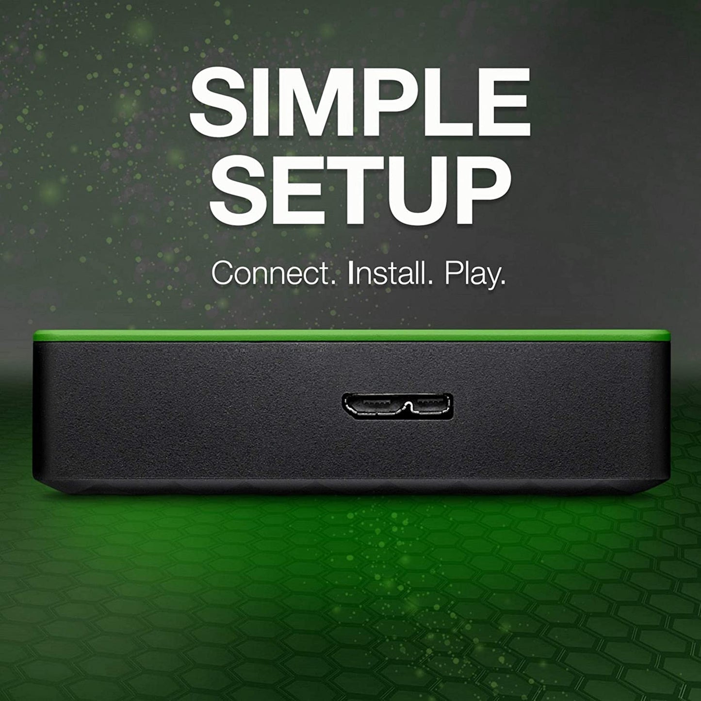 Xbox 4TB Green External Hard Drive Portable HDD